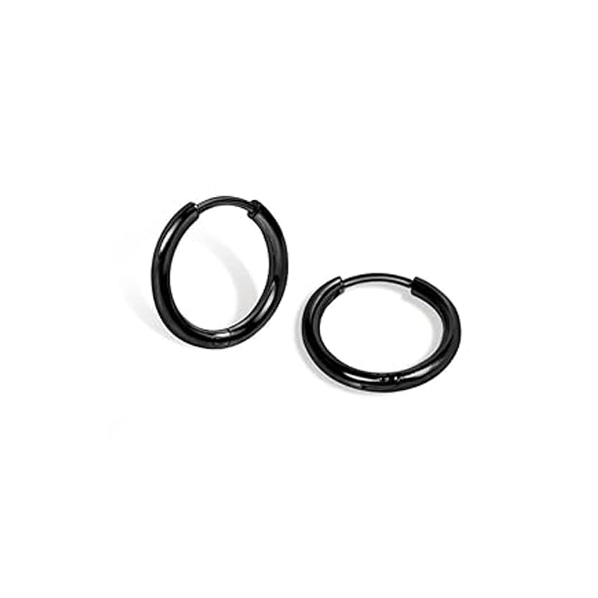 1 Pair 6mm Small Hoop Earrings for Women, Huggie Hoop Earrings (Gold/1.6mm)