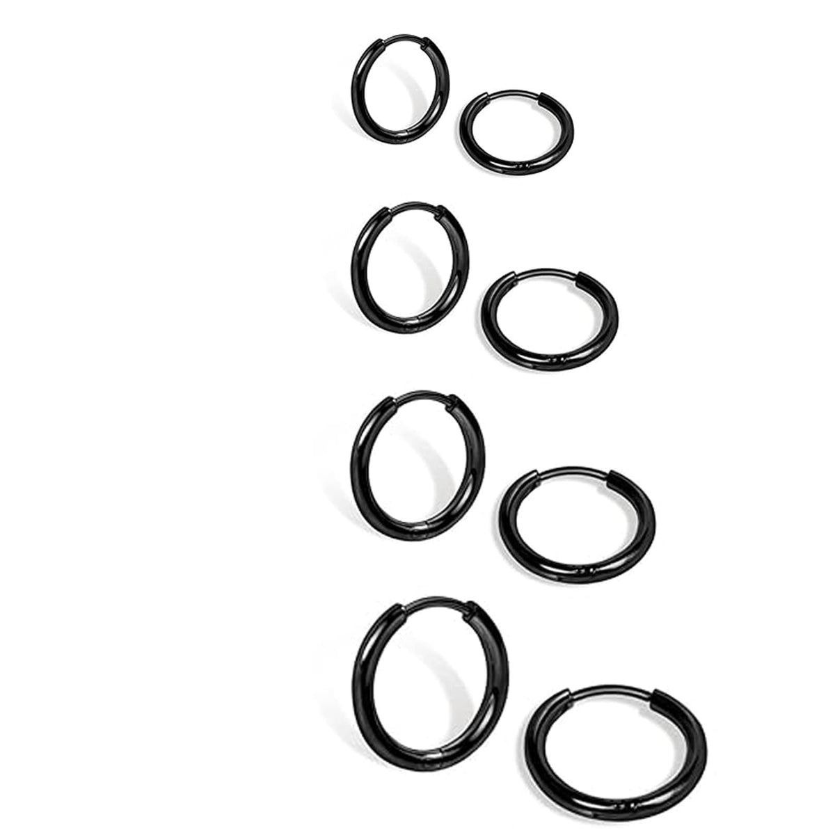 1 Pair 6mm Small Hoop Earrings for Women, Huggie Hoop Earrings (Gold/1.6mm)