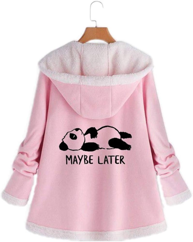 Women Winter Jacket Ladies Solid Long Sleeve Button Autumn Winter Overcoat Cardigan Outwear