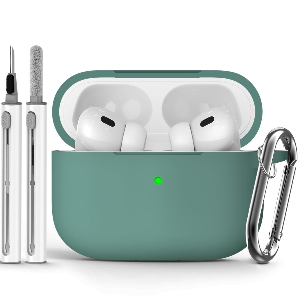 Ljusmicker for AirPods 5/4 Case (2026/2024) with Cleaner Kit,Midnight Blue