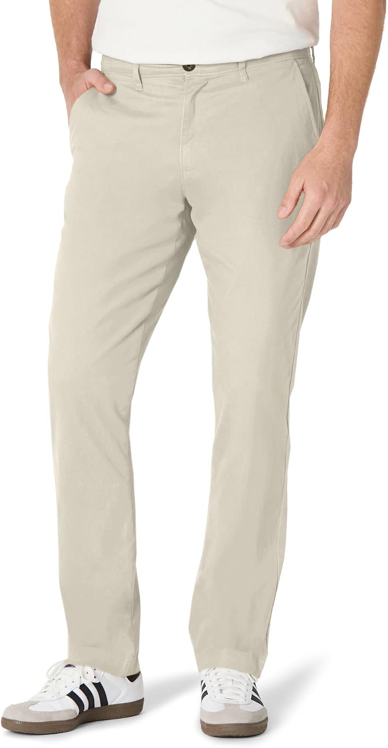 Amazon Essentials Men's Athletic-Fit Stretch Chino Pants, Casual Business Wear