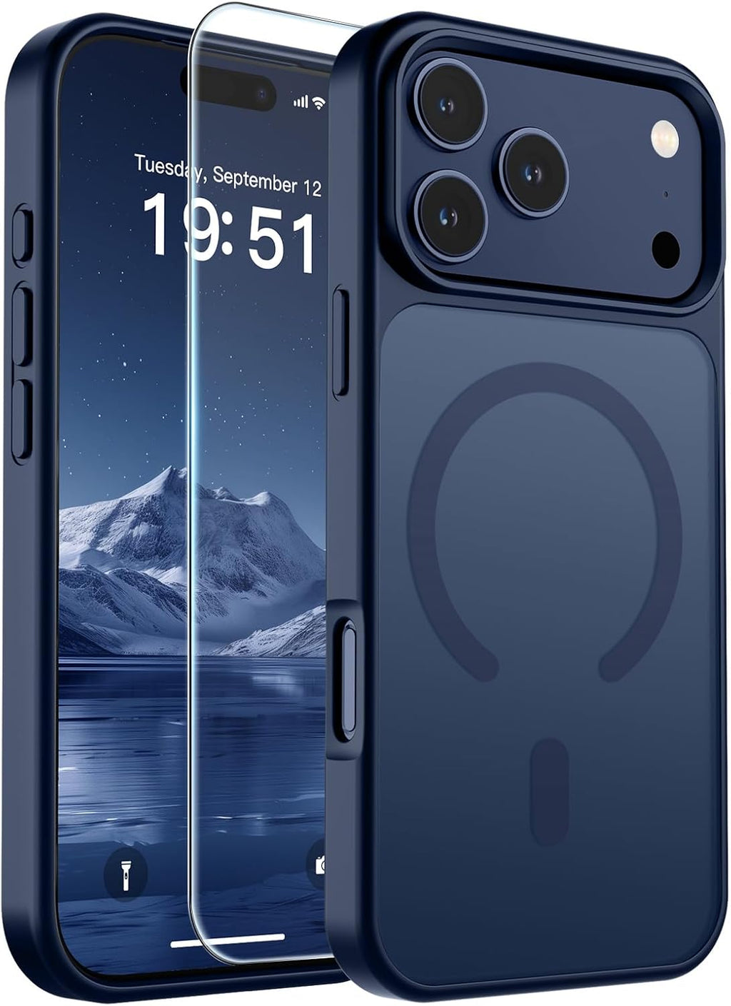 SUPFINE Magnetic for iPhone 16 Case Black