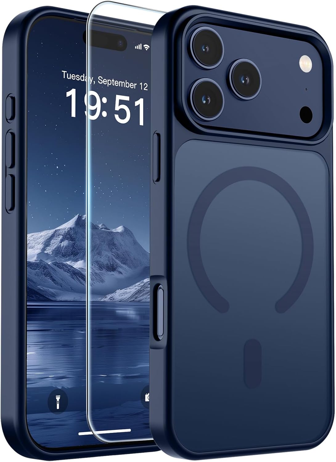 SUPFINE Magnetic for iPhone 16 Case Black