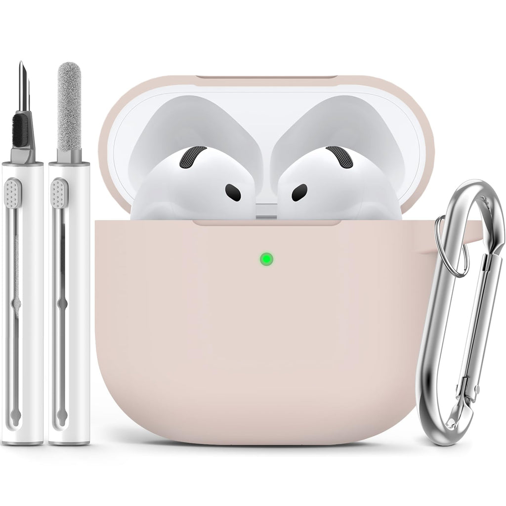 Ljusmicker for AirPods 5/4 Case (2026/2024) with Cleaner Kit,Midnight Blue