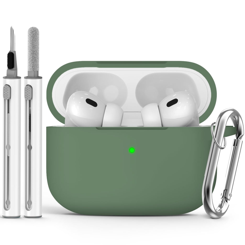 Ljusmicker for AirPods 5/4 Case (2026/2024) with Cleaner Kit,Midnight Blue