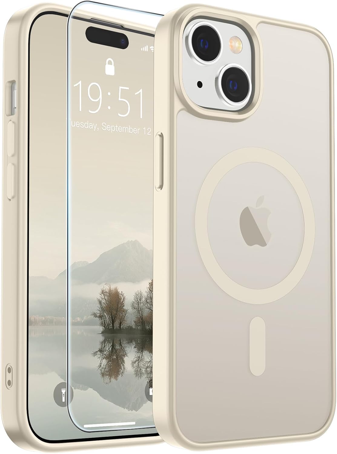 SUPFINE Magnetic for iPhone 16 Case Black