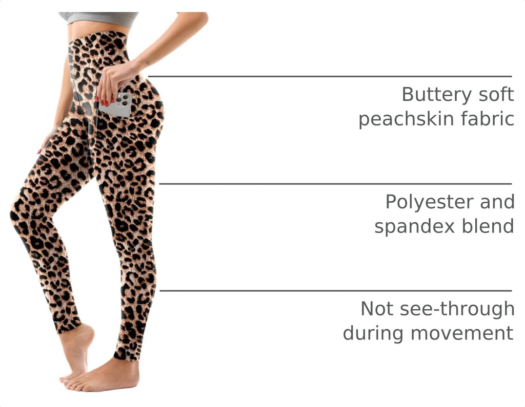 SINOPHANT High Waisted Leggings Women with Pockets