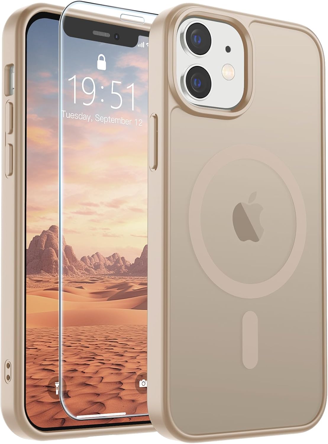 SUPFINE Magnetic for iPhone 16 Case Black