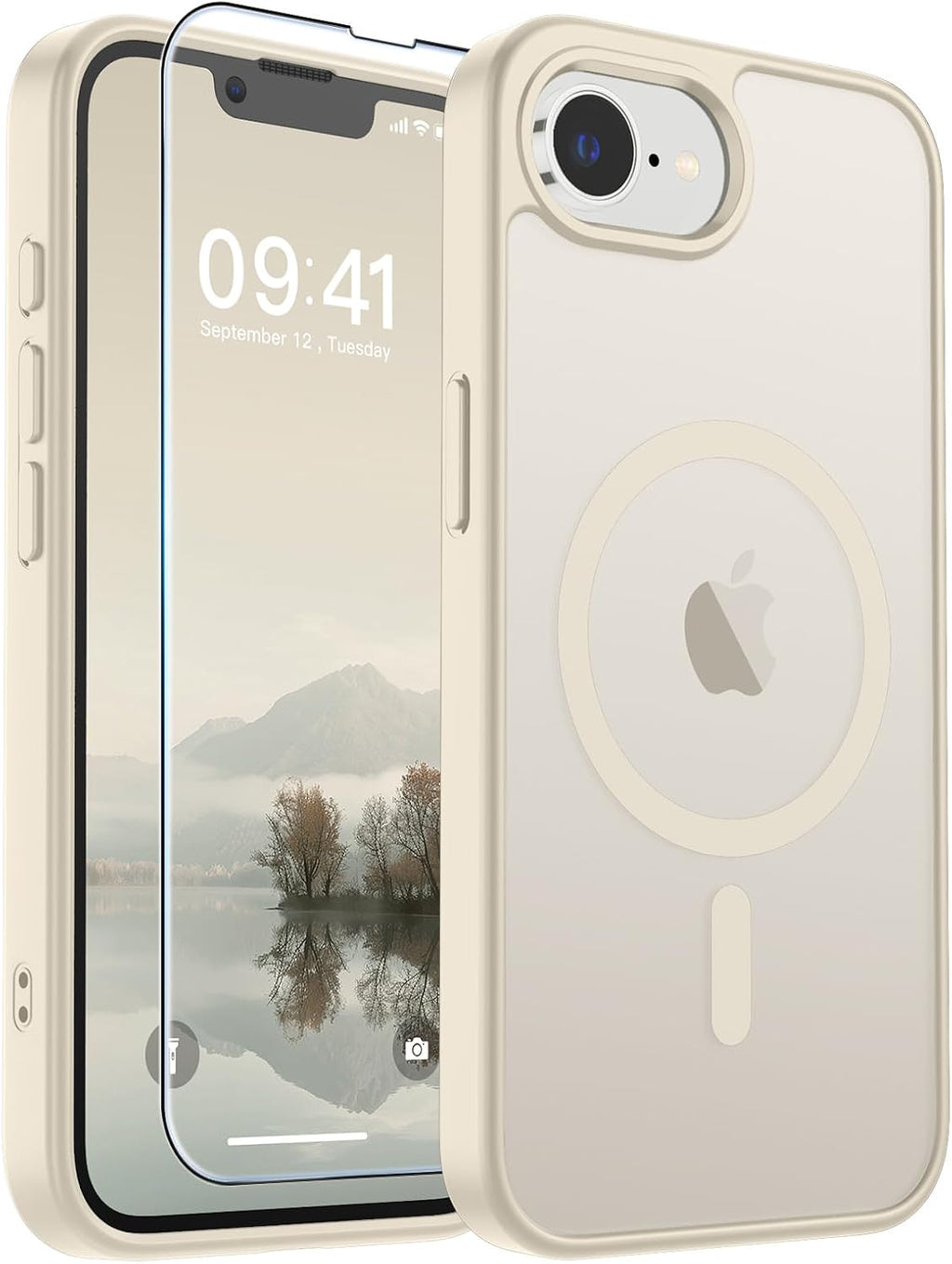 SUPFINE Magnetic for iPhone 16 Case Black