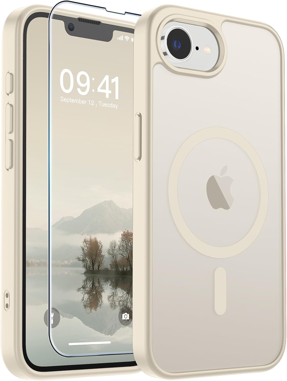 SUPFINE Magnetic for iPhone 16 Case Black
