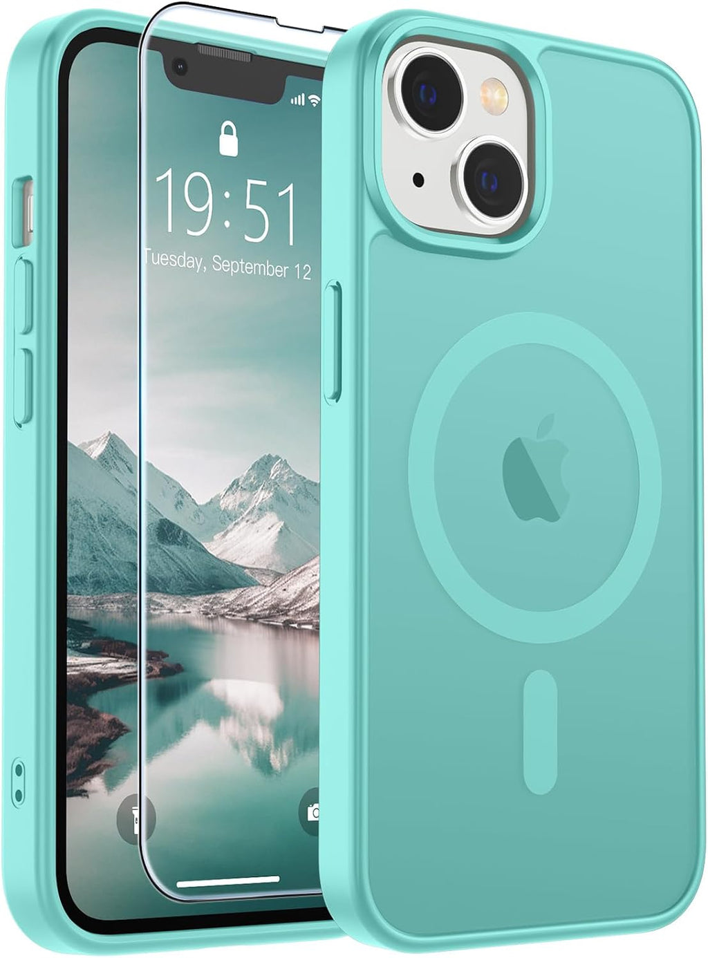 SUPFINE Magnetic for iPhone 16 Case Black