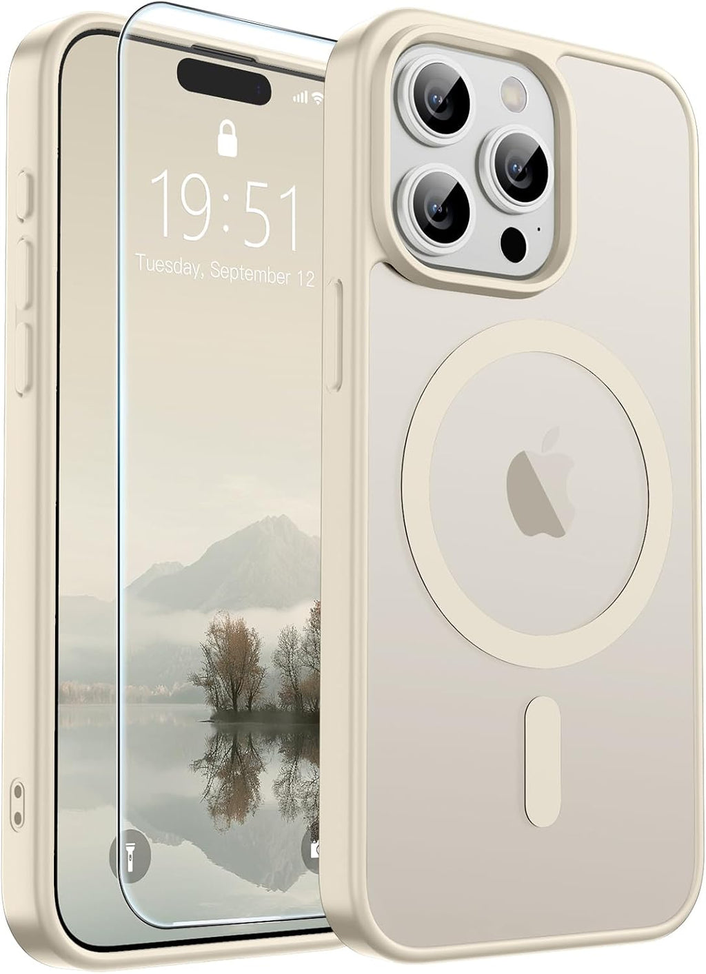 SUPFINE Magnetic for iPhone 16 Case Black
