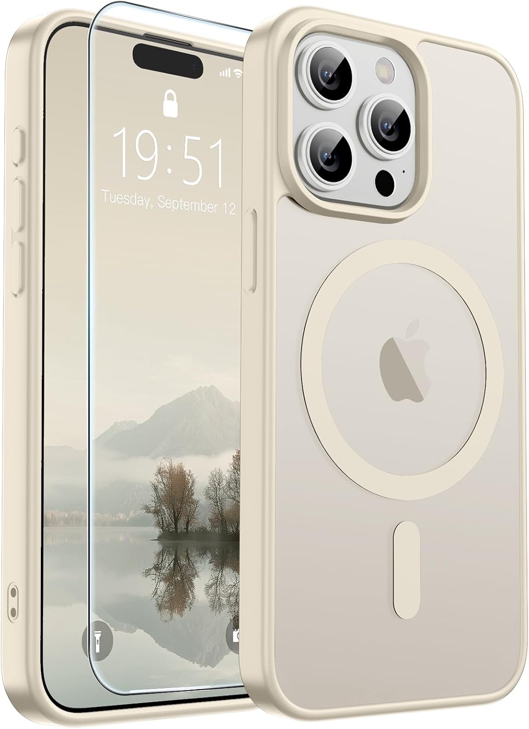 SUPFINE Magnetic for iPhone 16 Case Black