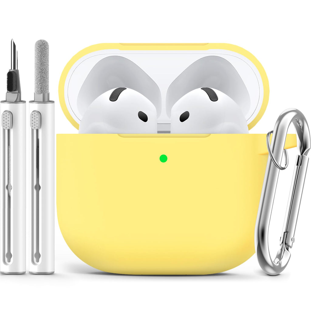 Ljusmicker for AirPods 5/4 Case (2026/2024) with Cleaner Kit,Midnight Blue