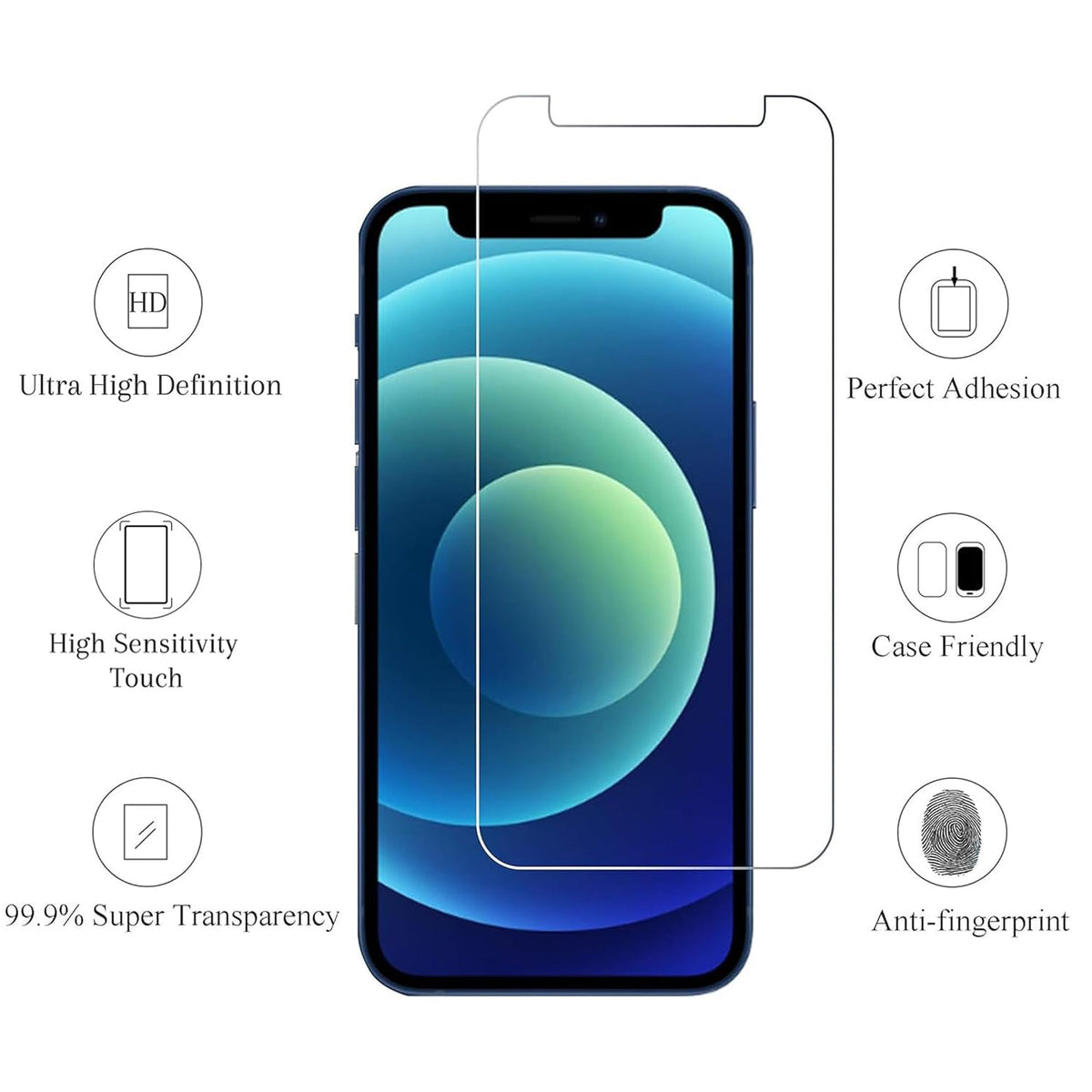 Ailun 3 Pack Screen Protector for iPhone 17e/16e/14/13/13 Pro
