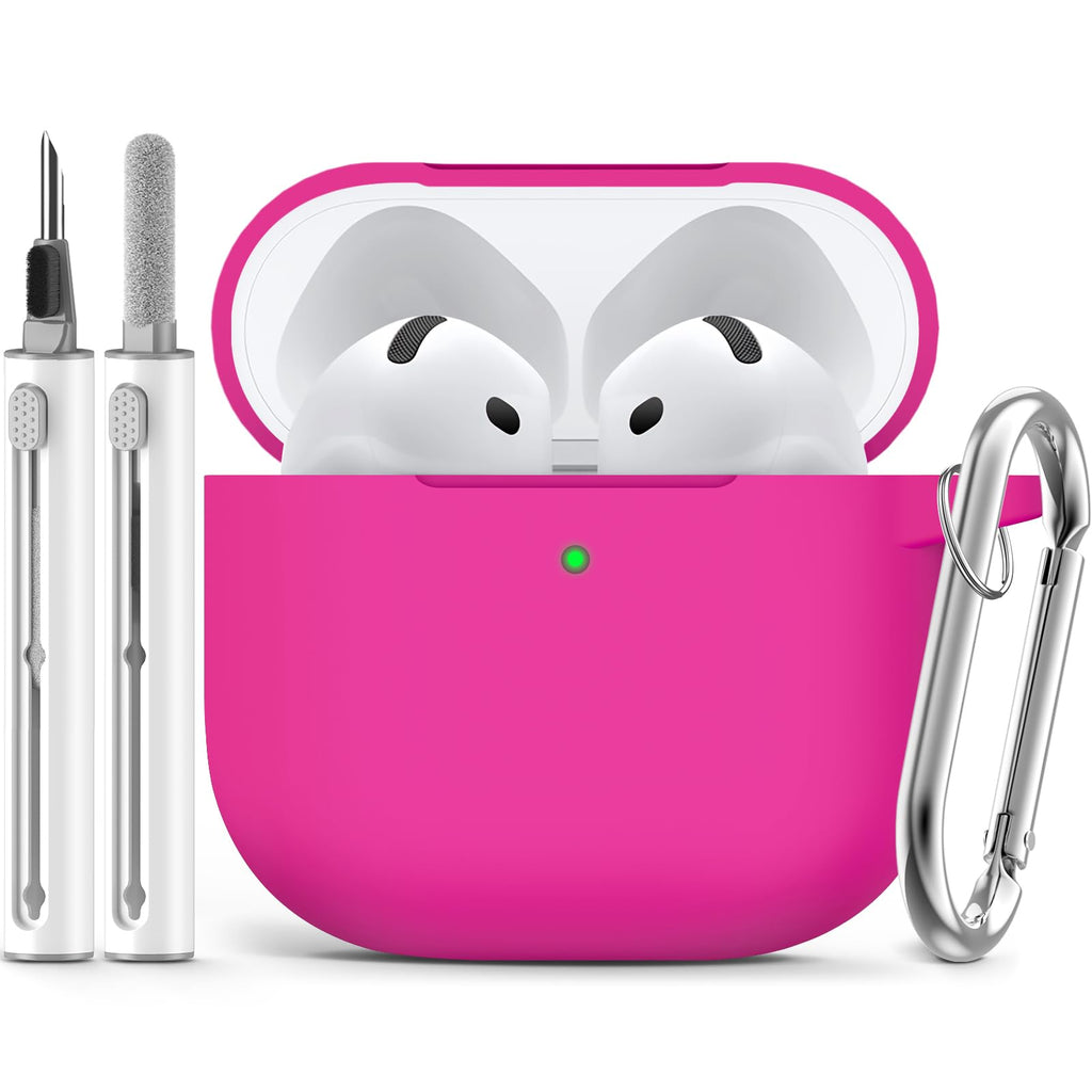 Ljusmicker for AirPods 5/4 Case (2026/2024) with Cleaner Kit,Midnight Blue