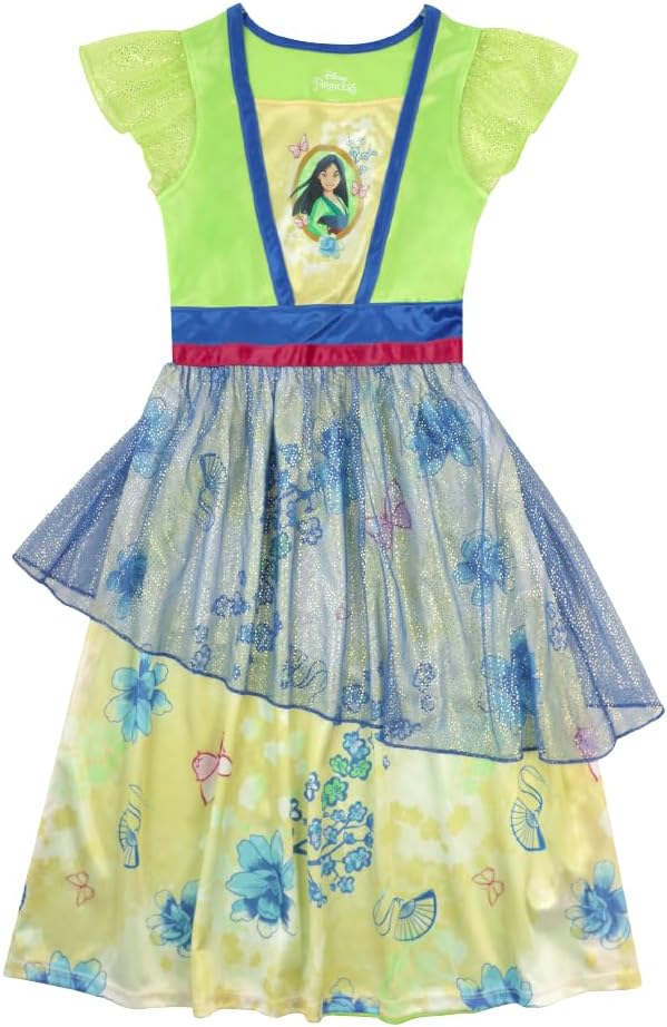 Disney Toddler/Little/Big Girls' Princess Fantasy Gown Nightgown