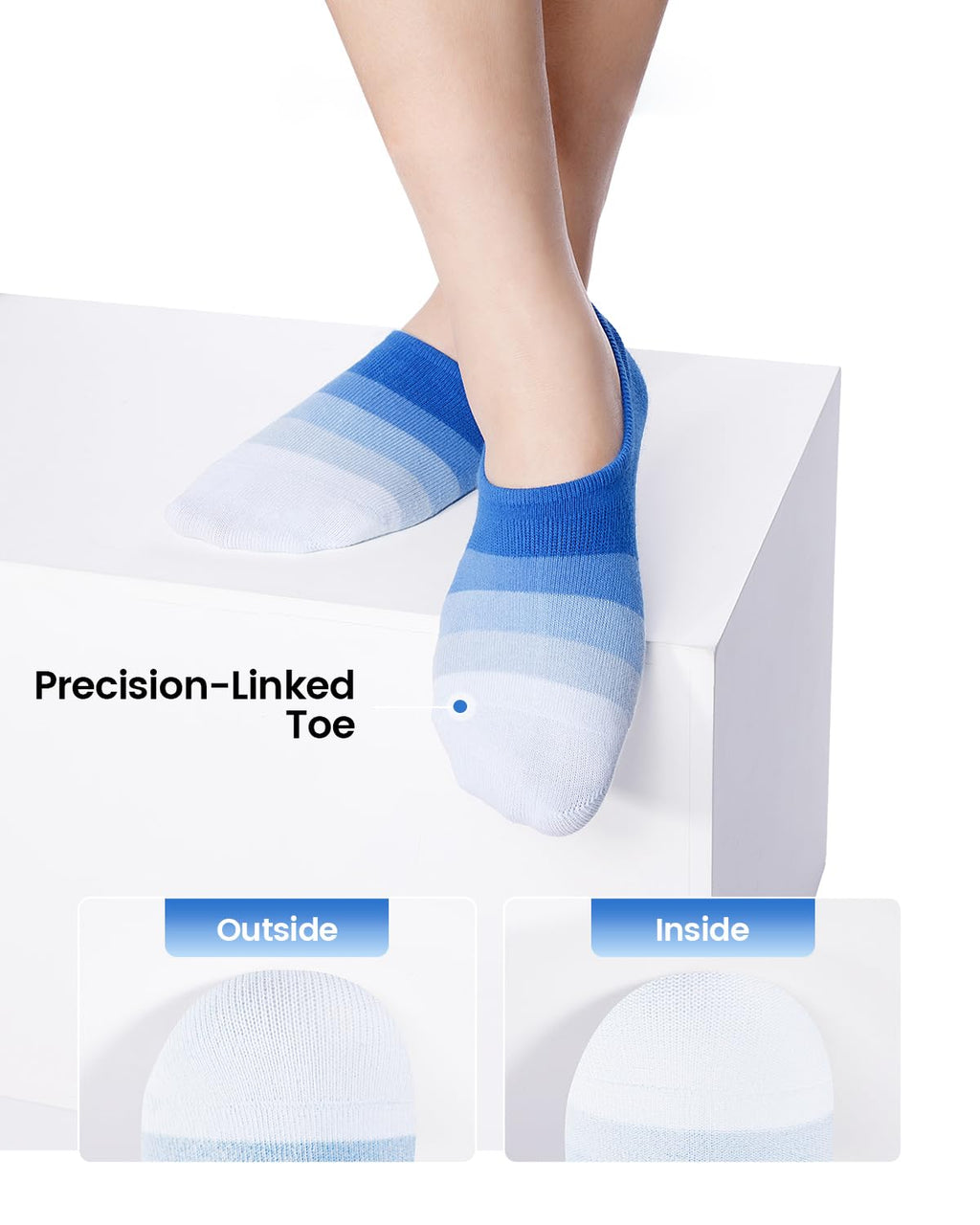 IDEGG Women & Men No Show Low Cut Anti‑Slip Casual Sports Running Socks