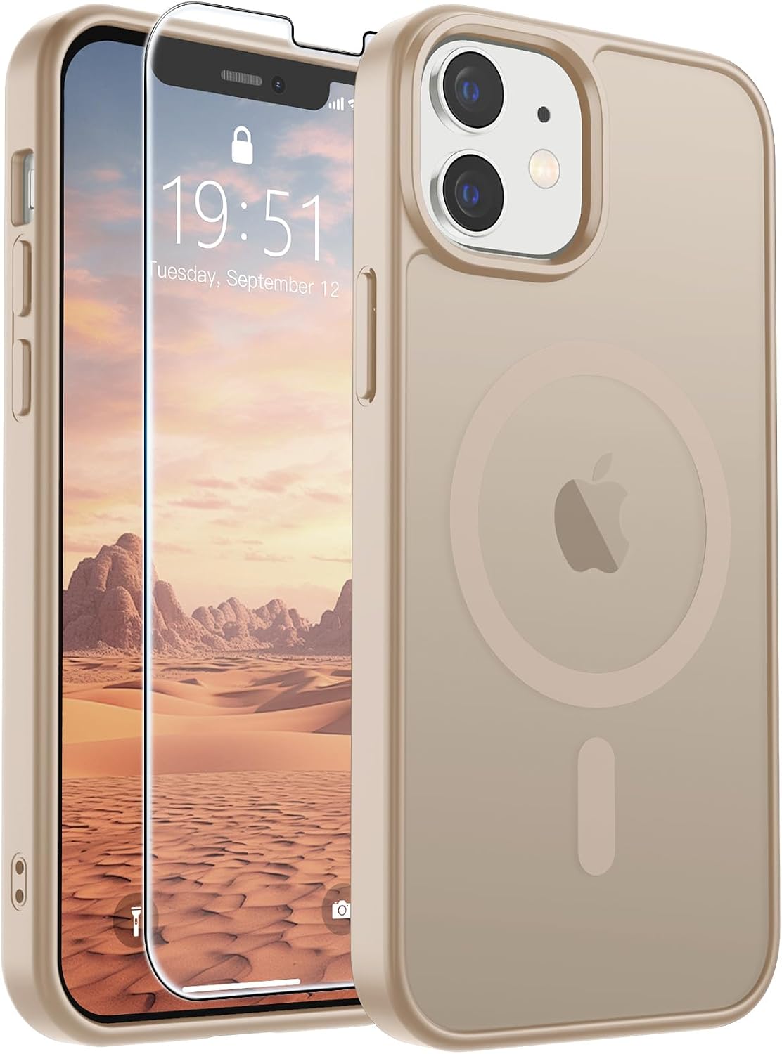 SUPFINE Magnetic for iPhone 16 Case Black