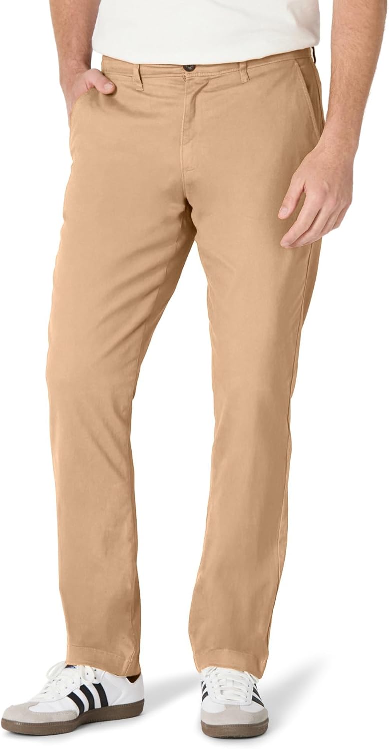 Amazon Essentials Men's Athletic-Fit Stretch Chino Pants, Casual Business Wear