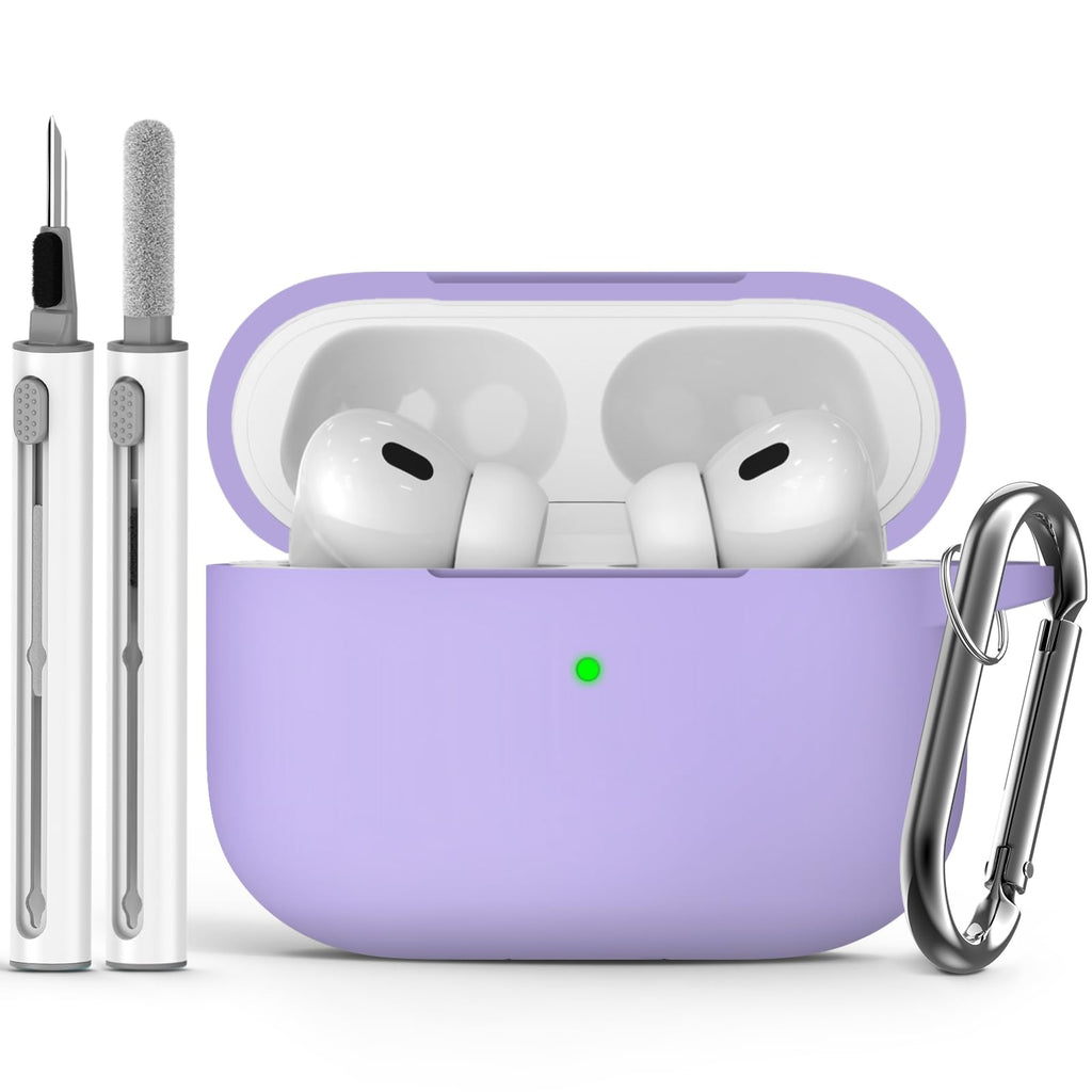 Ljusmicker for AirPods 5/4 Case (2026/2024) with Cleaner Kit,Midnight Blue