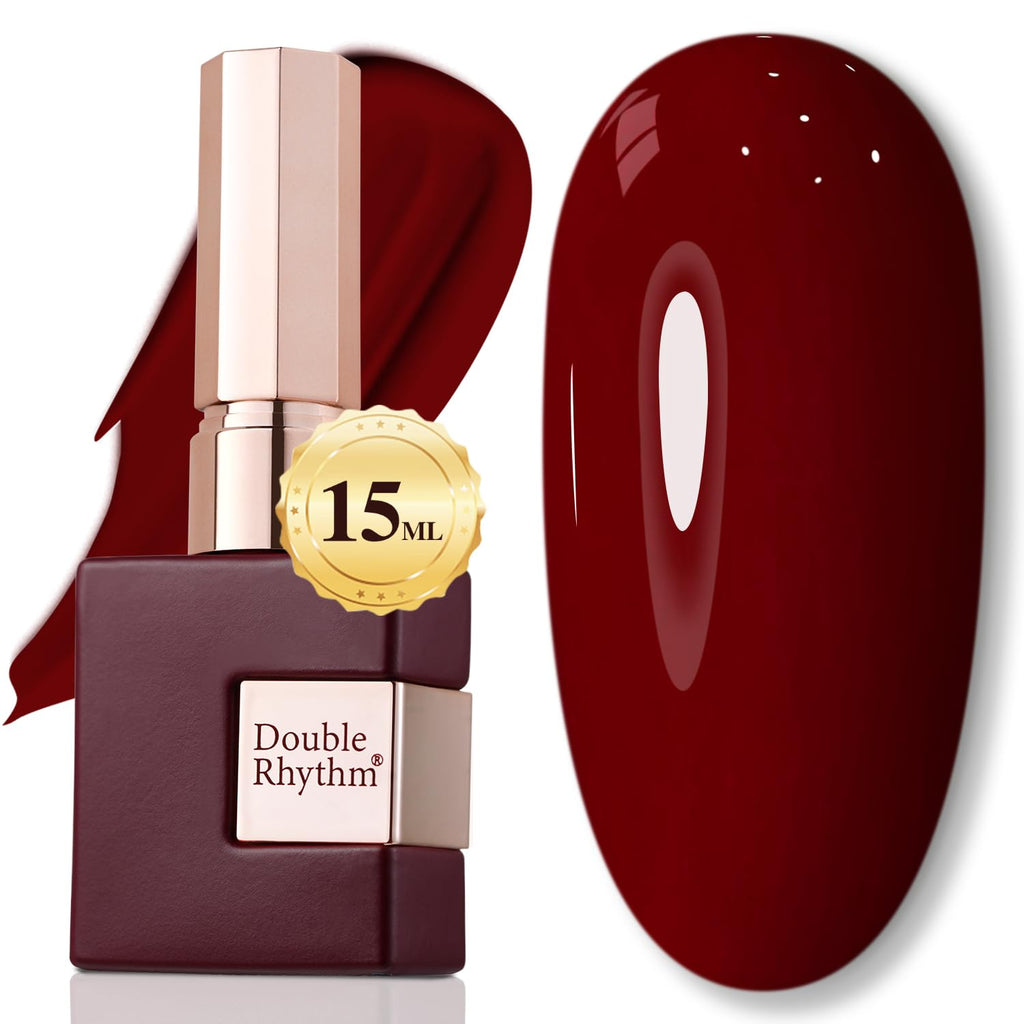 Double Rhythm 15ML Gel Nail Polish Pure Sheer Same Color Same Bottle Gel Polish Art Manicure Salon DIY at Home for Women (Milky White-A1075)