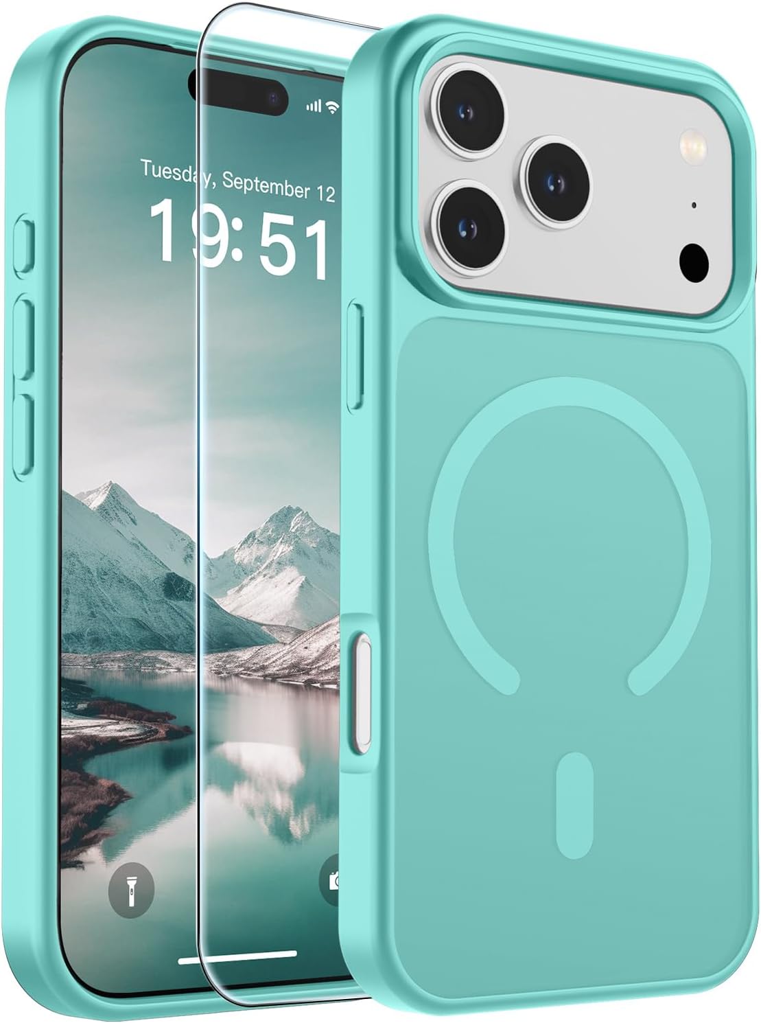 SUPFINE Magnetic for iPhone 16 Case Black