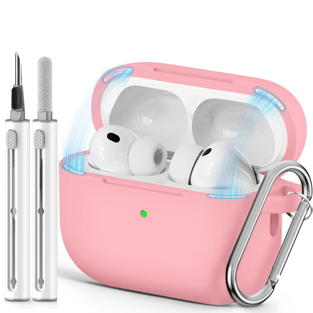 Ljusmicker for AirPods 5/4 Case (2026/2024) with Cleaner Kit,Midnight Blue