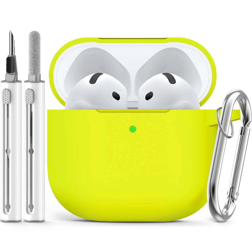 Ljusmicker for AirPods 5/4 Case (2026/2024) with Cleaner Kit,Midnight Blue