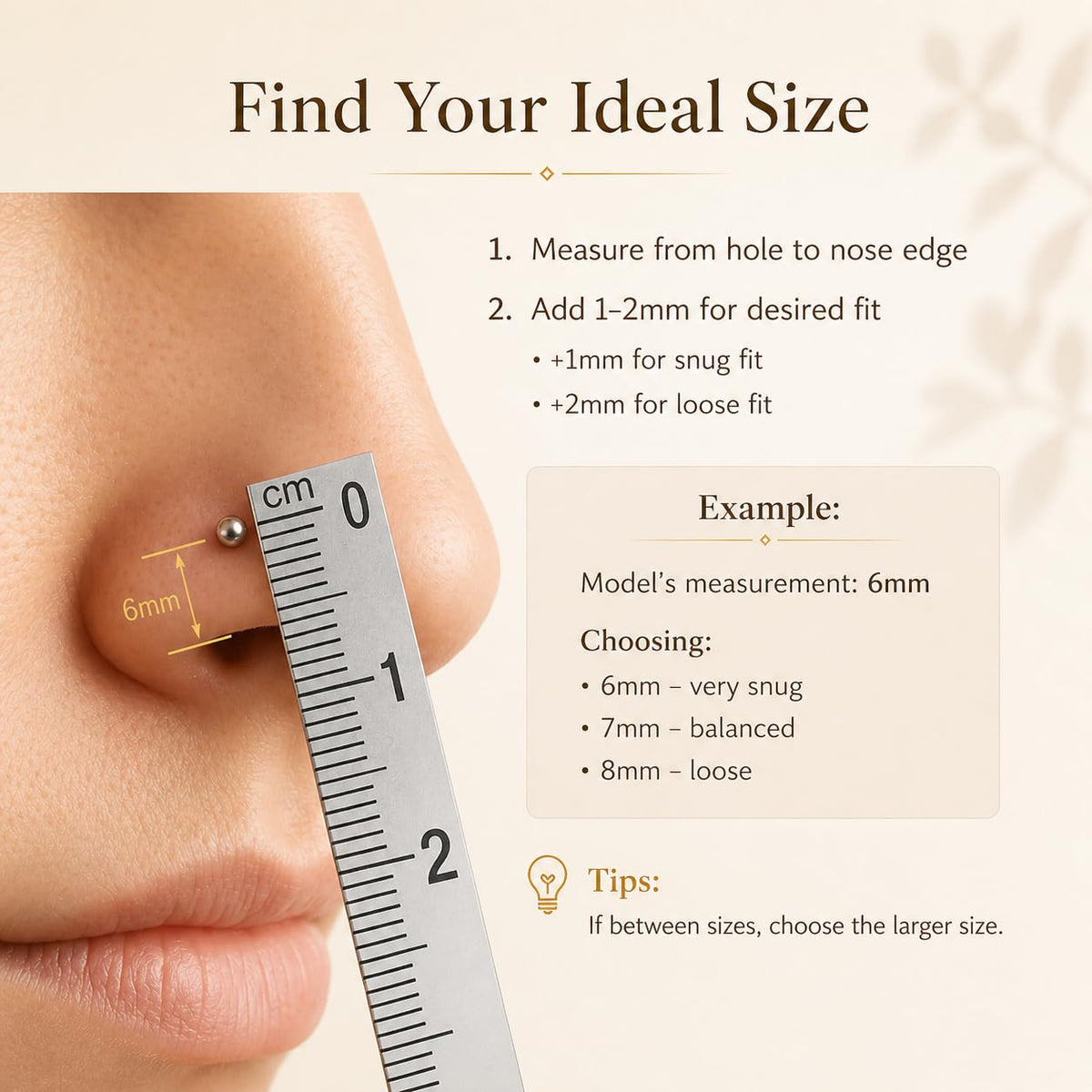 LUCKYJEWUS Small Thin Gold or Sterling Silver Nose Ring Hoop for Women, Tiny Nose Piercing jewelry