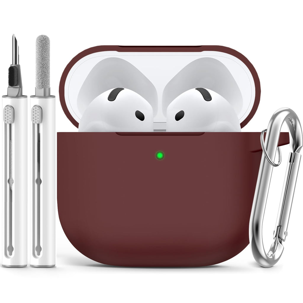 Ljusmicker for AirPods 5/4 Case (2026/2024) with Cleaner Kit,Midnight Blue