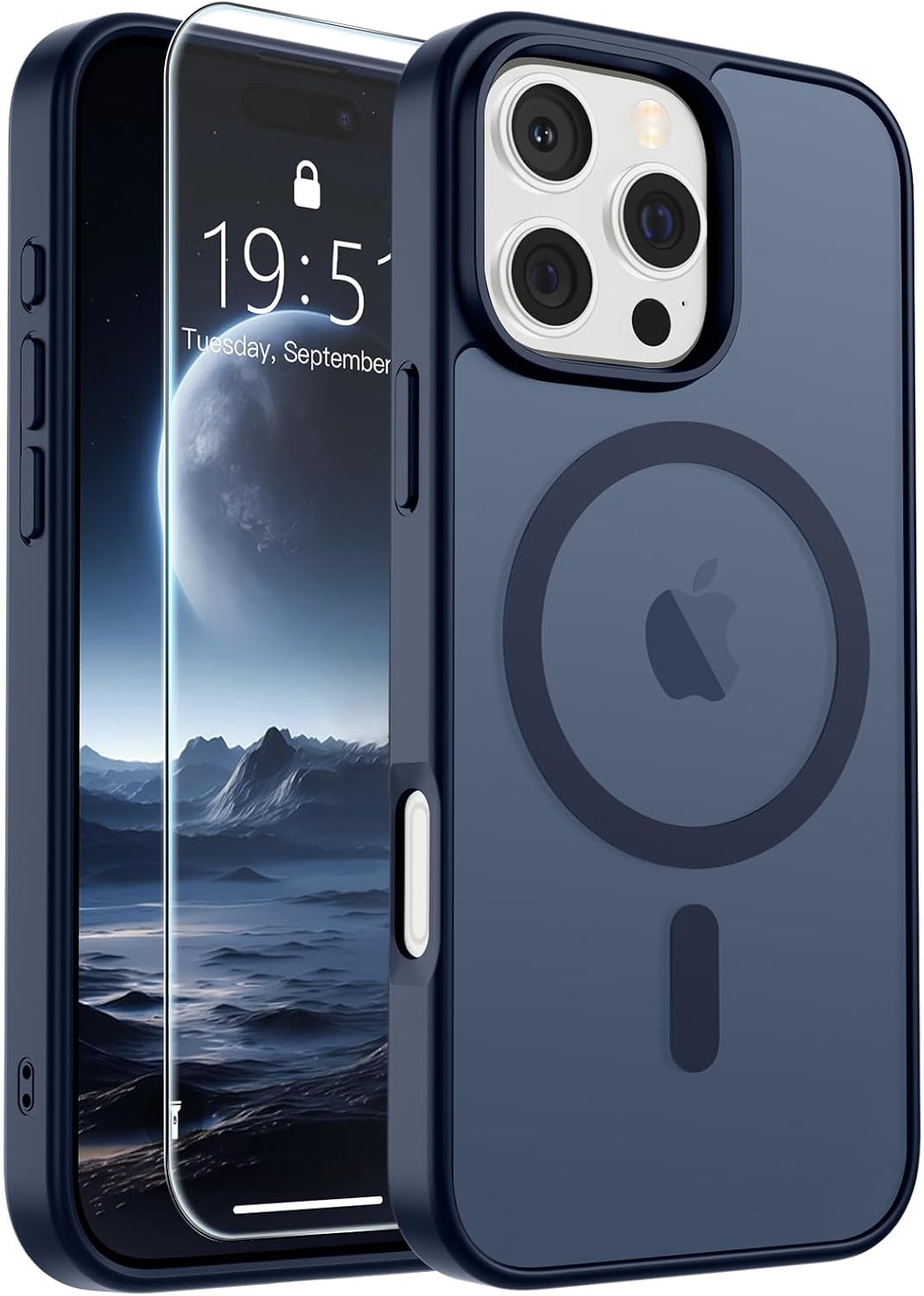 SUPFINE Magnetic for iPhone 16 Case Black