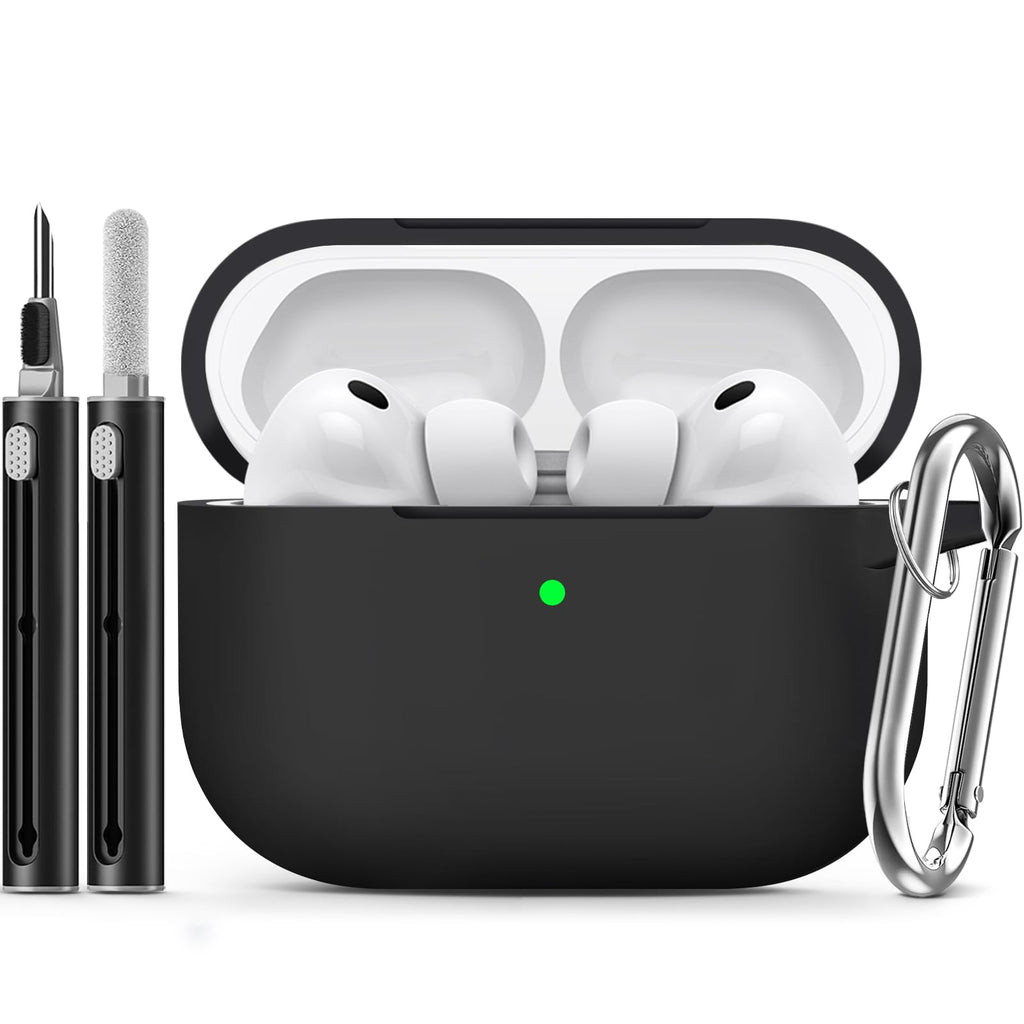 Ljusmicker for AirPods 5/4 Case (2026/2024) with Cleaner Kit,Midnight Blue