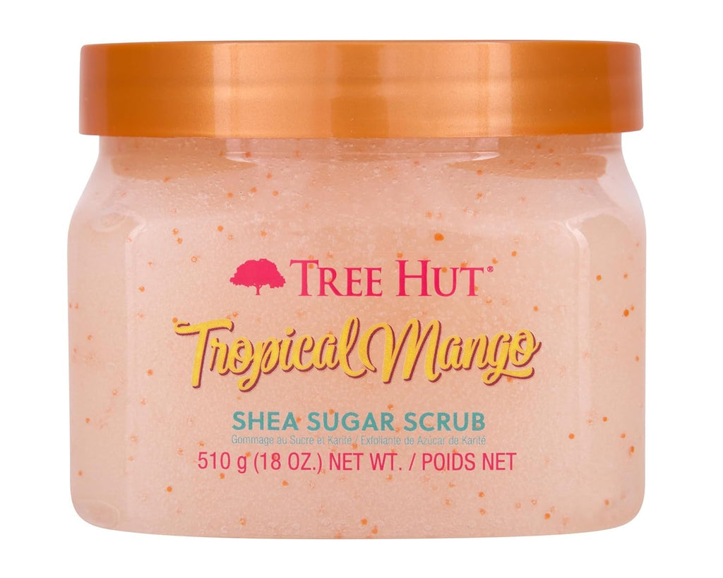 Tree Hut Body Scrub, Coco Colada, 18 Oz | Exfoliating & Hydrating Sugar Scrub with Shea Butter & Essential Oils, Smooth Skin, Body Exfoliator For All Skin Types