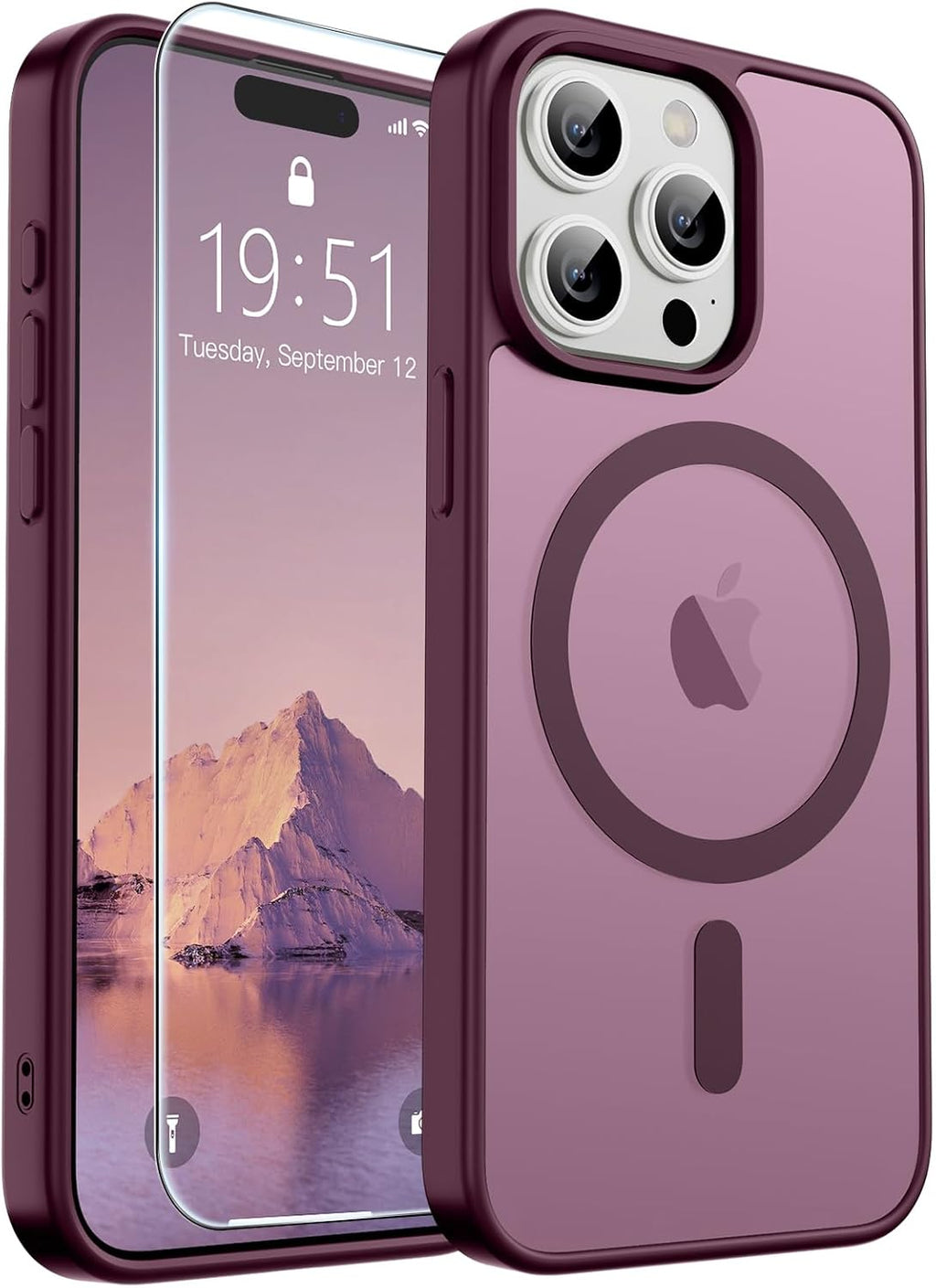 SUPFINE Magnetic for iPhone 16 Case Black