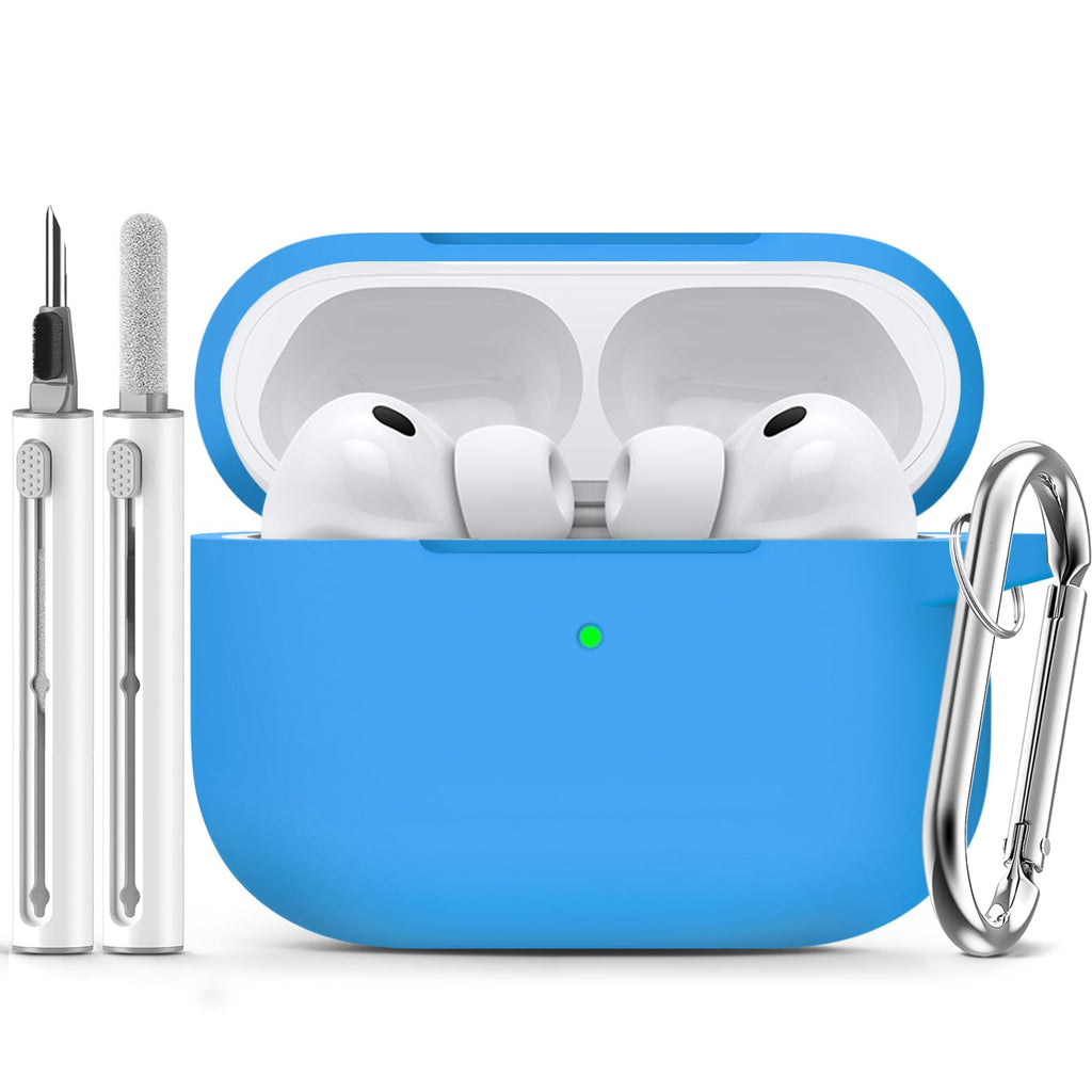 Ljusmicker for AirPods 5/4 Case (2026/2024) with Cleaner Kit,Midnight Blue