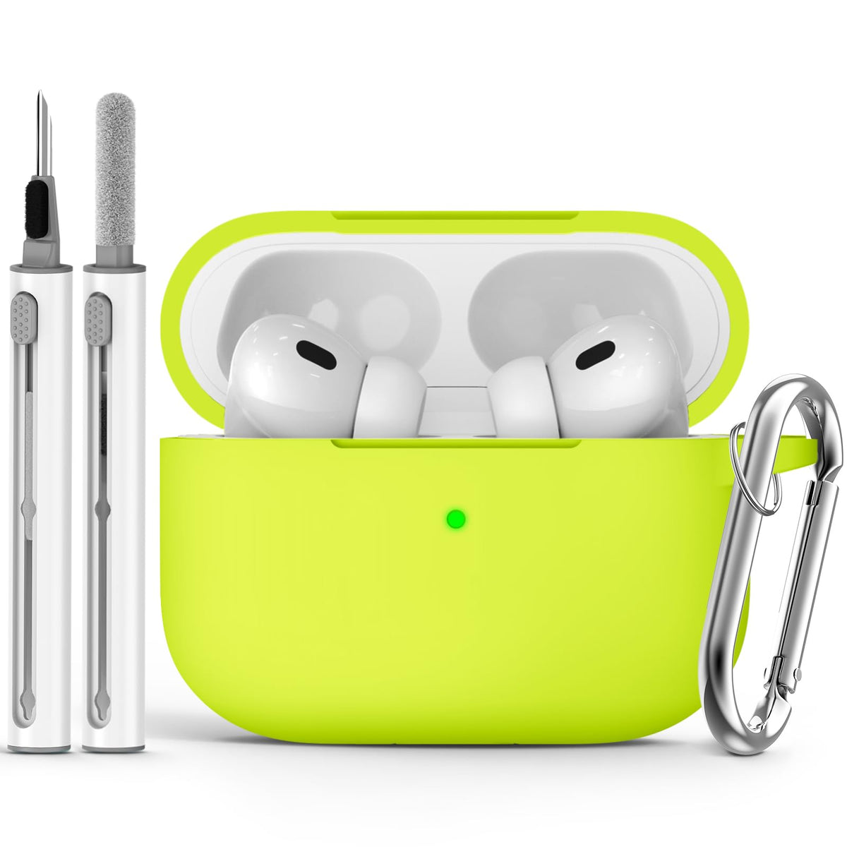 Ljusmicker for AirPods 5/4 Case (2026/2024) with Cleaner Kit,Midnight Blue