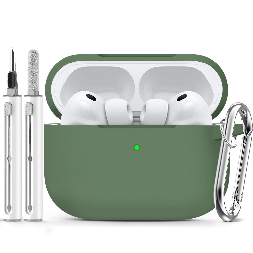 Ljusmicker for AirPods 5/4 Case (2026/2024) with Cleaner Kit,Midnight Blue