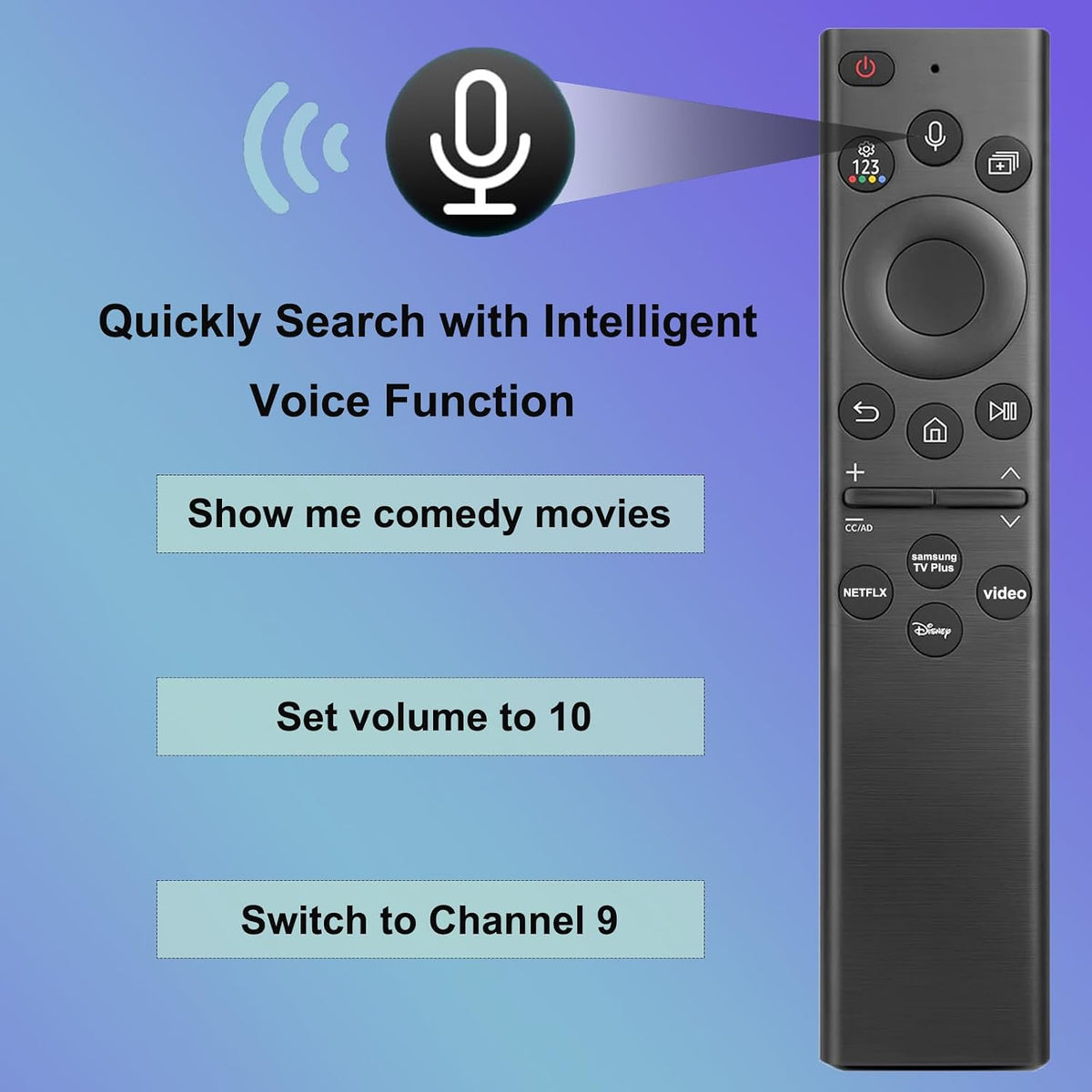 EONCHARM Universal Remote Control for All Samsung TV Compatible with All Samsung LCD LED HDTV 3D Smart TVs Models