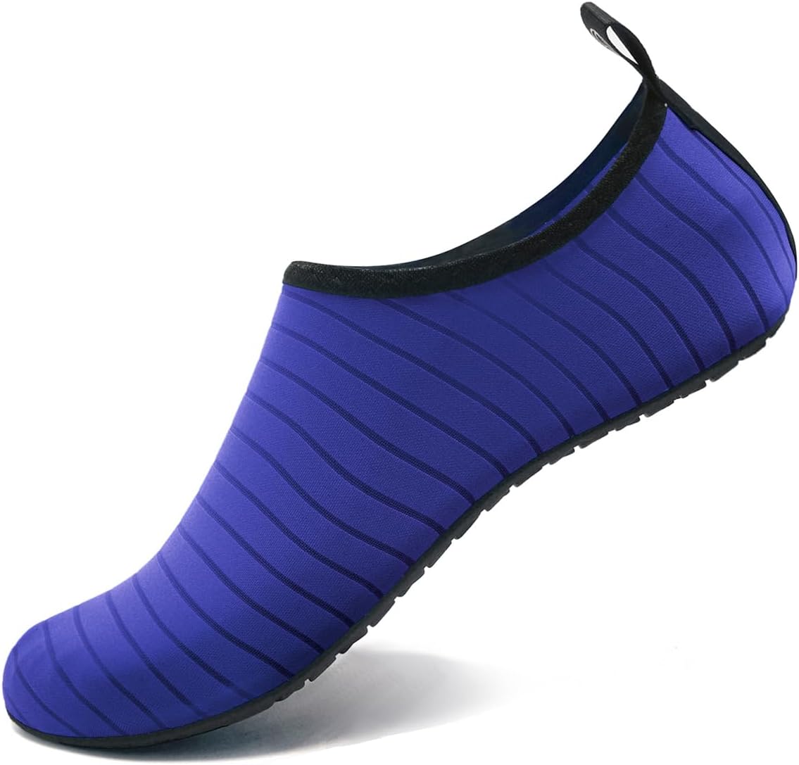 VIFUUR Water Shoes for Men Women Barefoot Quick Dry Aqua Socks Slip On