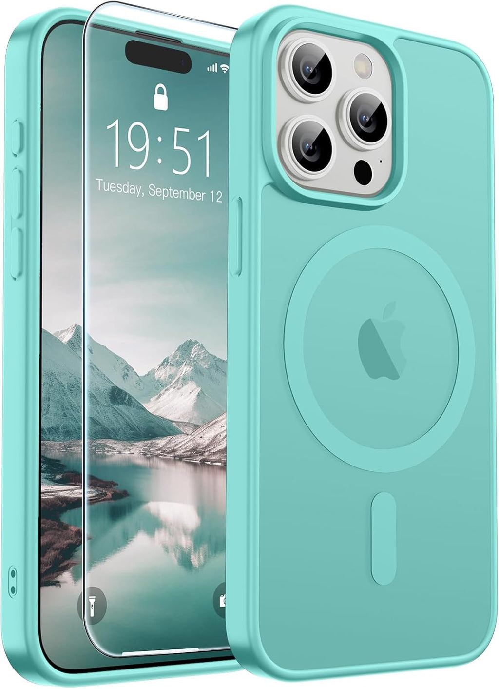 SUPFINE Magnetic for iPhone 16 Case Black