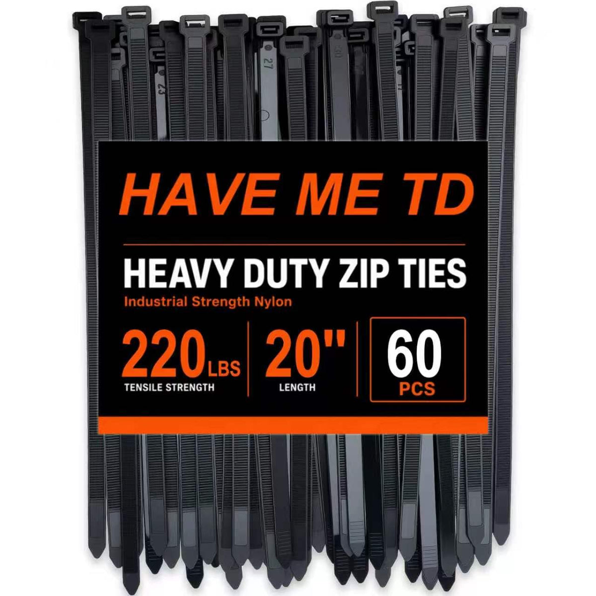 Cable Zip Ties,400 Pack Black Assorted Sizes 12+8+6+4 Inch,Multi-Purpose Self-Locking Nylon Cable Cord Management,Plastic Wire Ties for Home,Office,Garden,Workshop. By HAVE ME TD