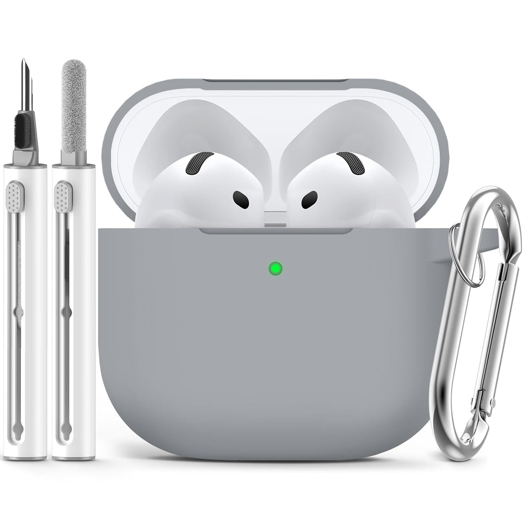 Ljusmicker for AirPods 5/4 Case (2026/2024) with Cleaner Kit,Midnight Blue