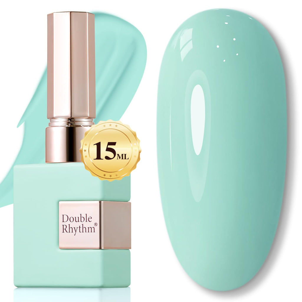 Double Rhythm 15ML Gel Nail Polish Pure Sheer Same Color Same Bottle Gel Polish Art Manicure Salon DIY at Home for Women (Milky White-A1075)