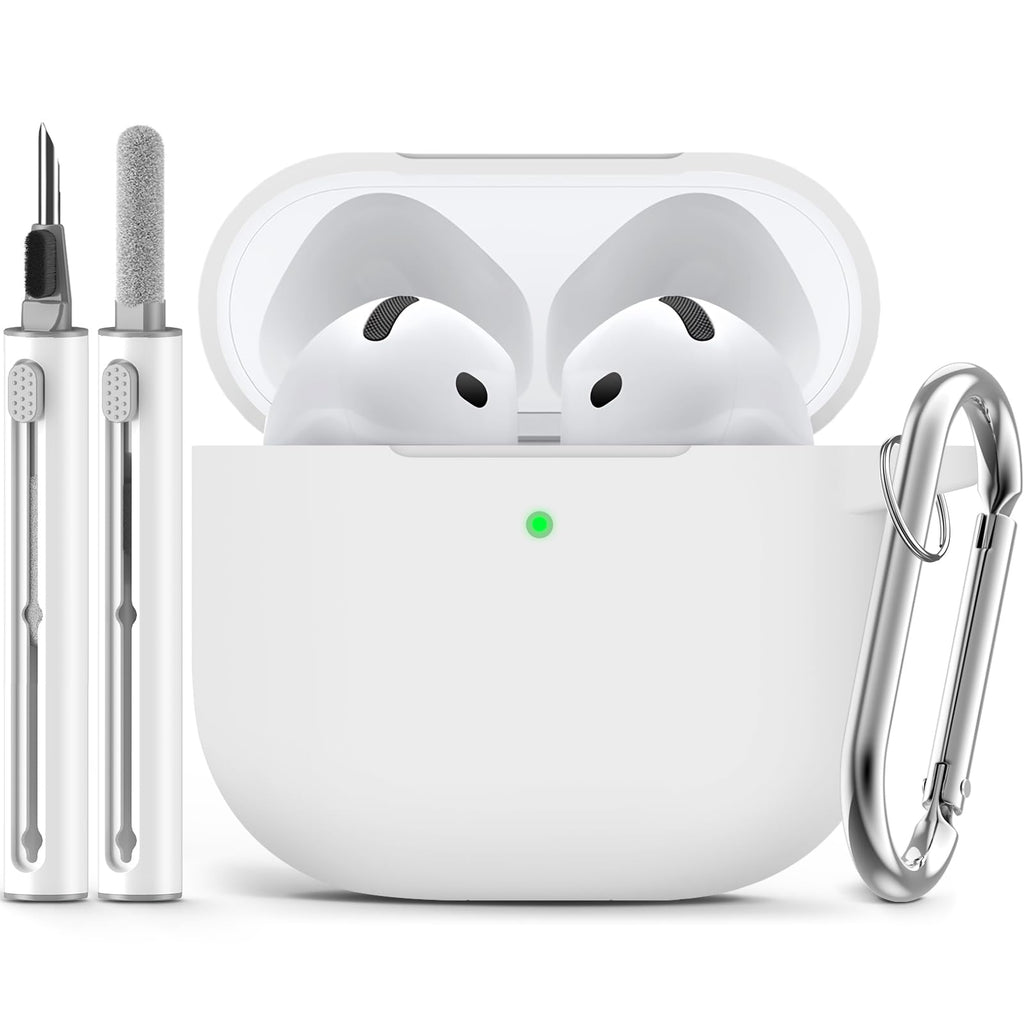 Ljusmicker for AirPods 5/4 Case (2026/2024) with Cleaner Kit,Midnight Blue