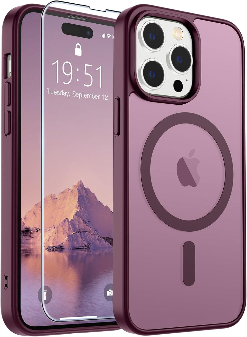 SUPFINE Magnetic for iPhone 16 Case Black