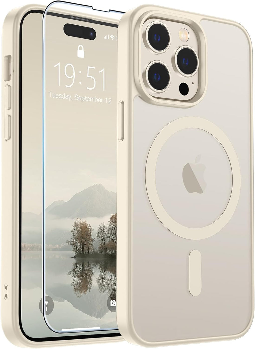 SUPFINE Magnetic for iPhone 16 Case Black