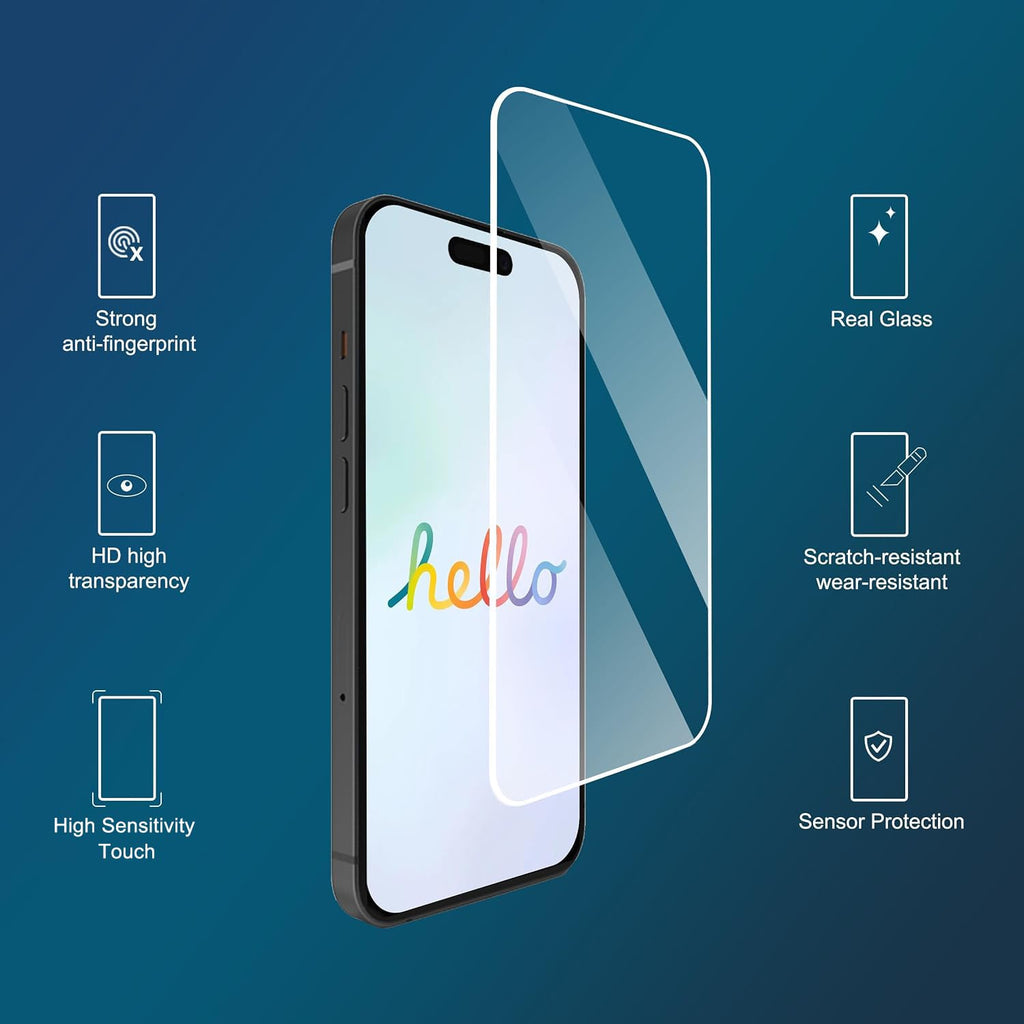 Ailun 3 Pack Screen Protector for iPhone 17e/16e/14/13/13 Pro