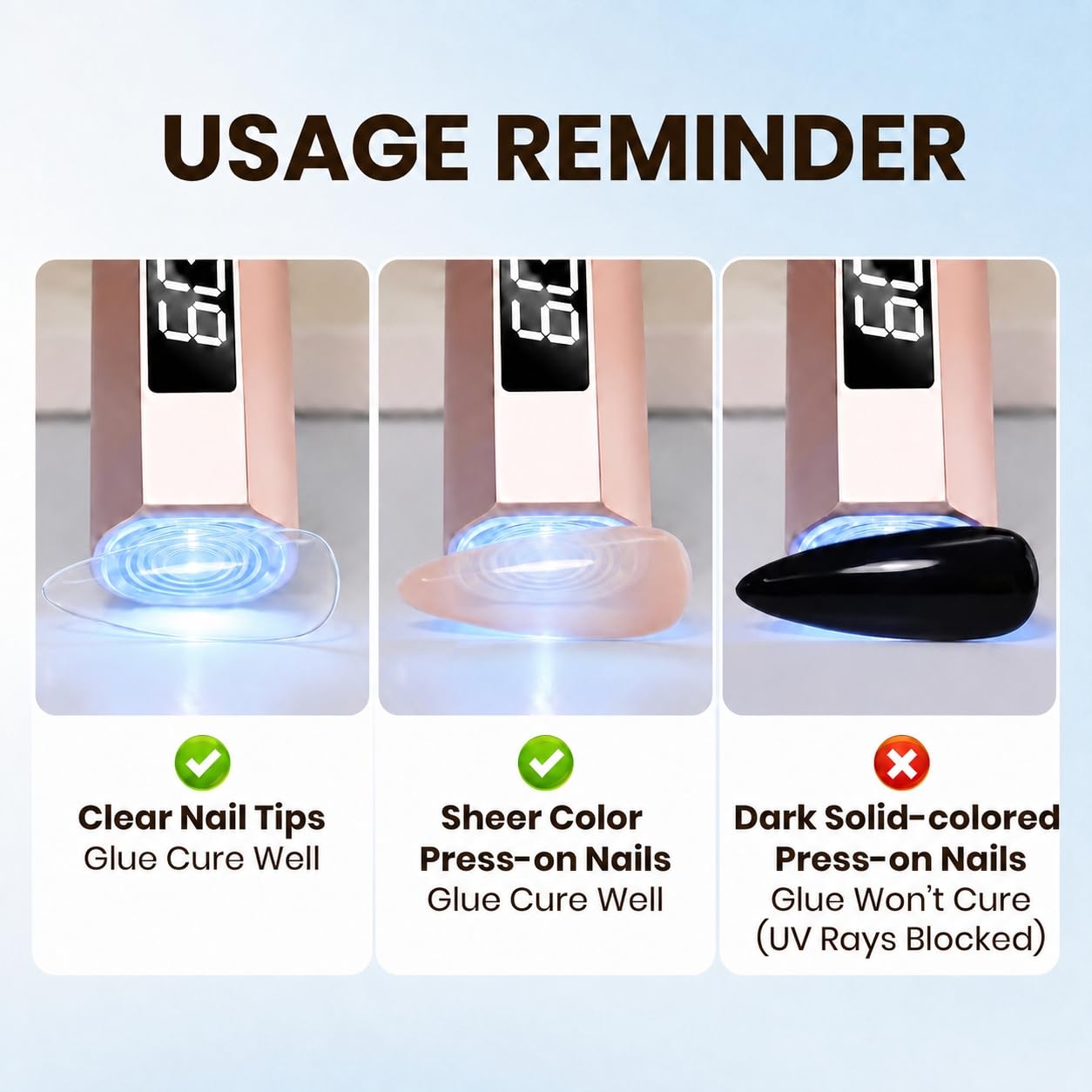 Beetles Soft Gel Nail Tips Short Almond 288pcs in 12 Sizes Etch-X | Pre-Etched Full Cover Acrylic Fake Nails, Salon Quality Nail Supplies, Easy DIY Extension Press On Nails, Gift for Women