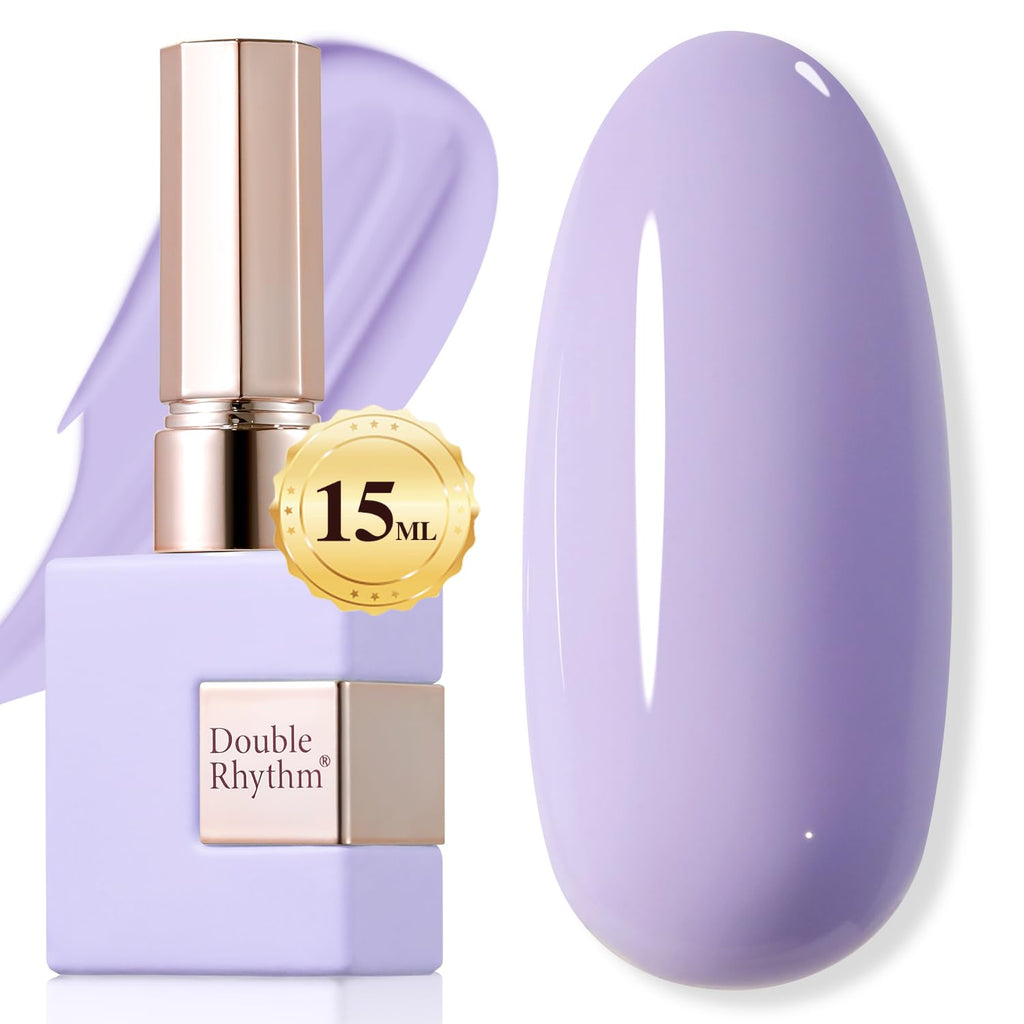 Double Rhythm 15ML Gel Nail Polish Pure Sheer Same Color Same Bottle Gel Polish Art Manicure Salon DIY at Home for Women (Milky White-A1075)